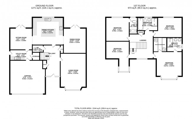 Floorplan for Nimrod Grove, Woodford, sk7