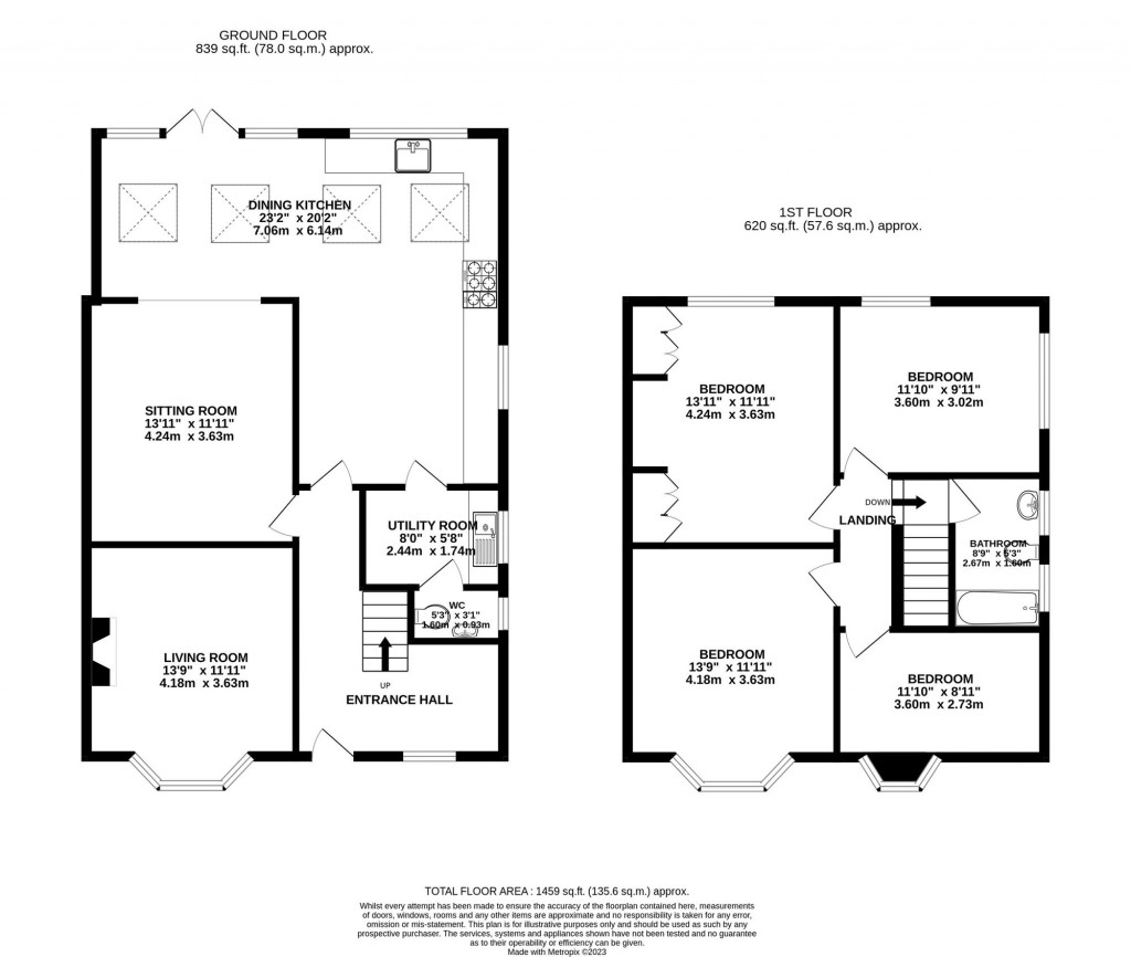 Floorplans For Bramhall Lane South, Bramhall, SK7