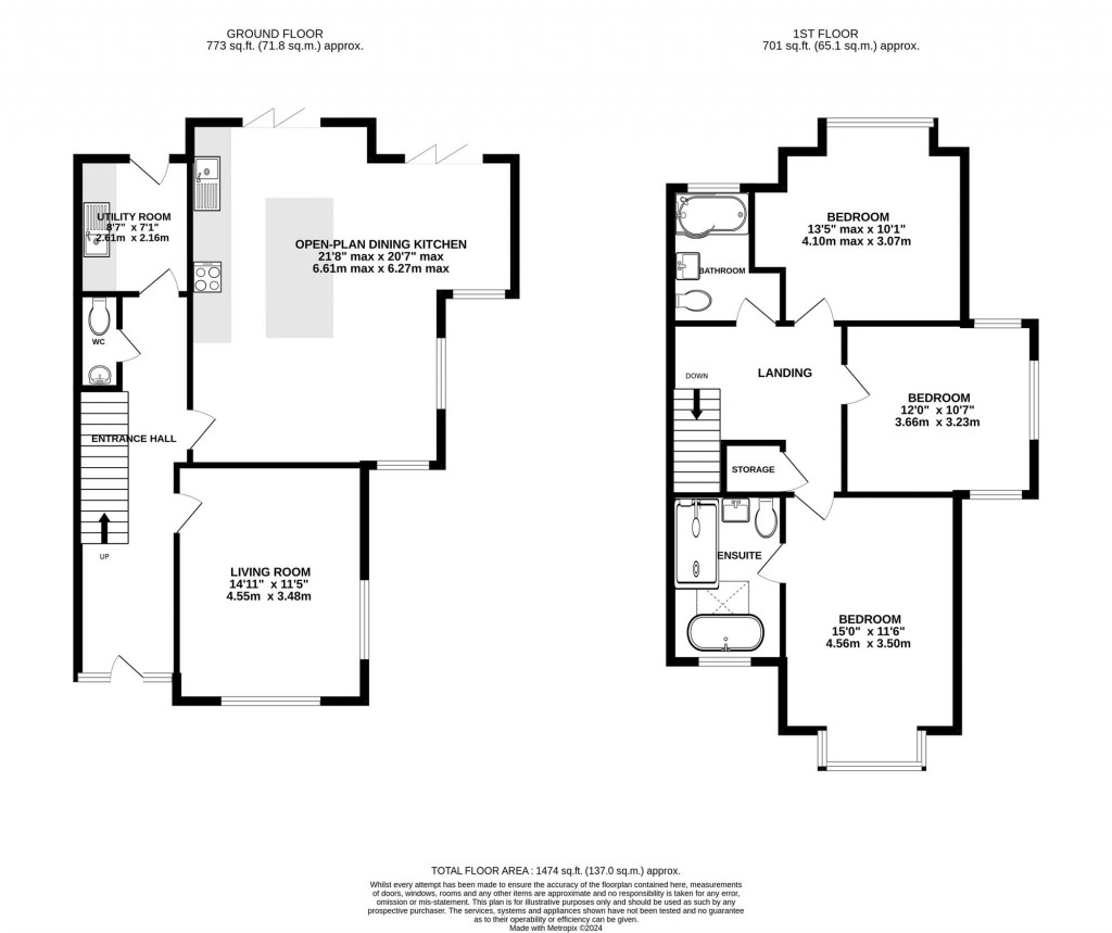 Floorplans For Thorn Road, Bramhall, SK7