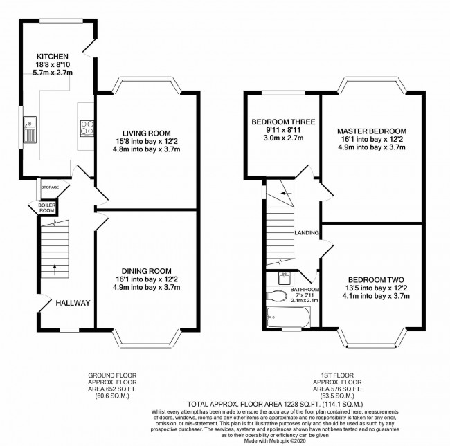 Floorplan for North Park Road, Bramhall, sk7