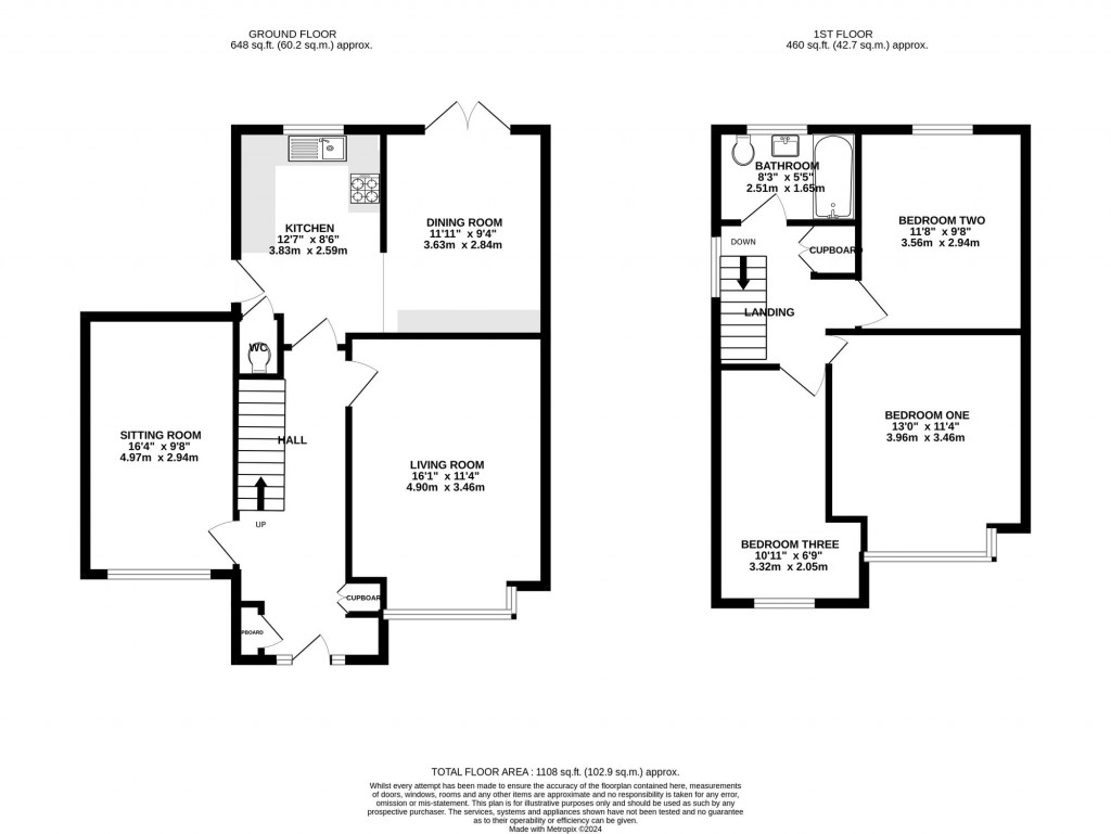 Floorplans For Albany Road, Bramhall, SK7