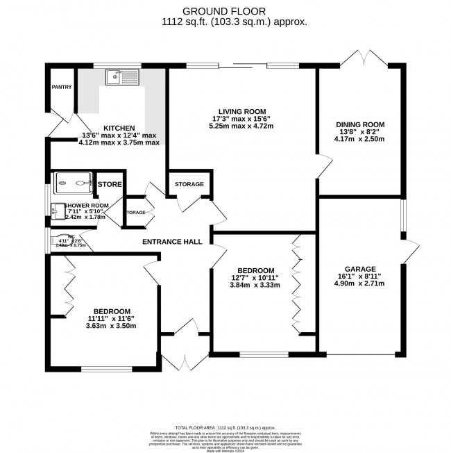 Floorplan for Fairway, Bramhall, sk7