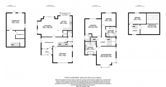 Floorplan for Woodford Road, Bramhall, sk7