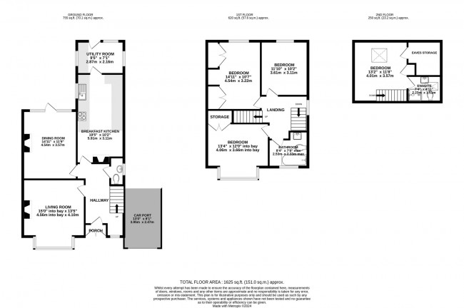 Floorplan for Oak Drive, Bramhall, sk7