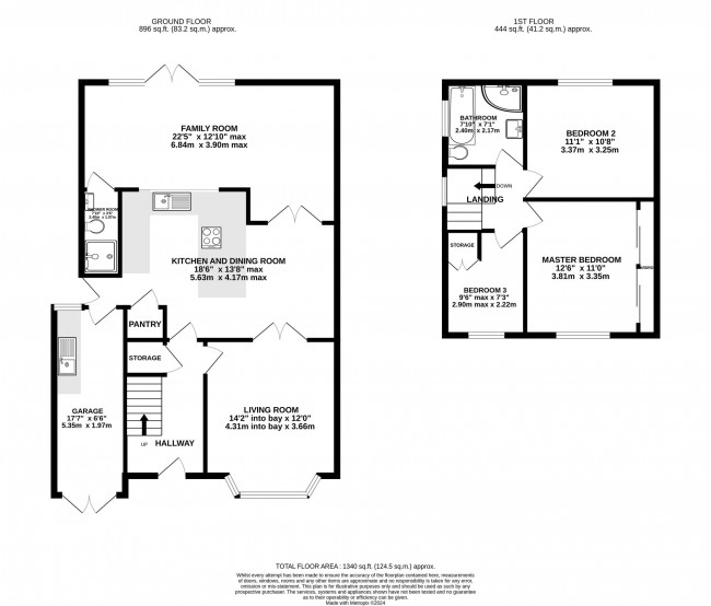 Floorplan for Severn Drive, Bramhall, sk7