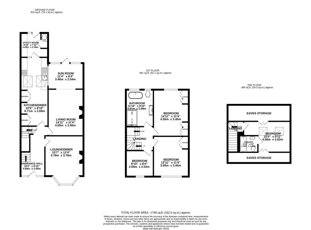 Floorplans For Heathbank Road, Cheadle Hulme, SK8