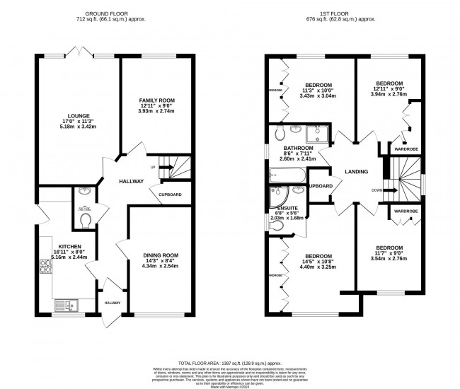 Floorplan for Pembroke Close, Cheadle Hulme, sk8