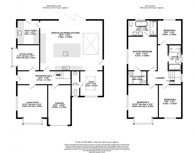 Floorplan for Highfield Parkway, Bramhall, sk7