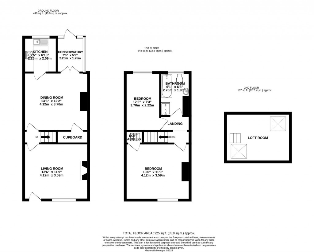 Floorplans For Islington Road, Stockport, SK2