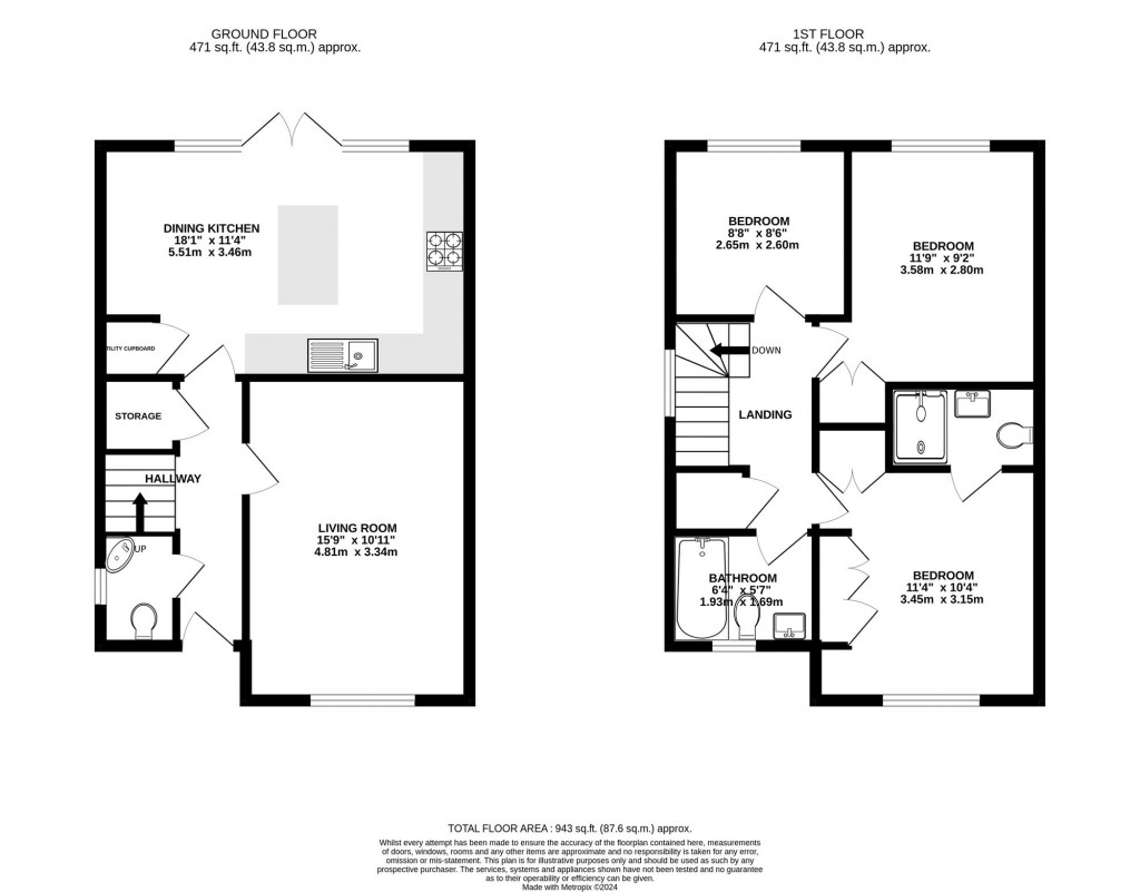 Floorplans For Richards Street, Woodford, SK7