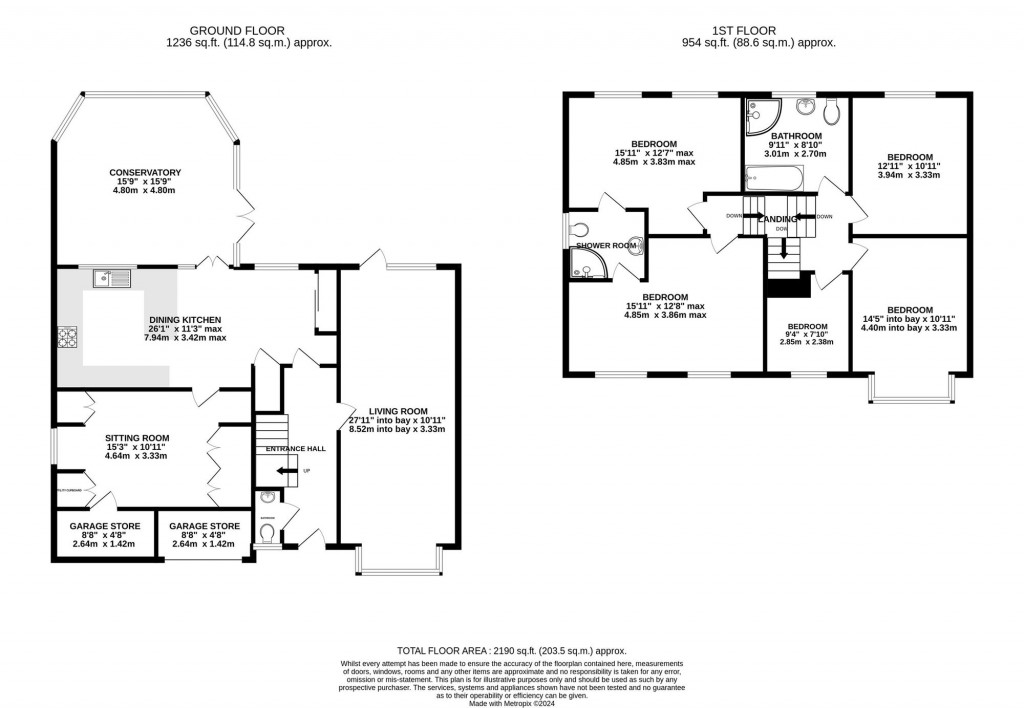 Floorplans For Melbourne Road, Bramhall, SK7