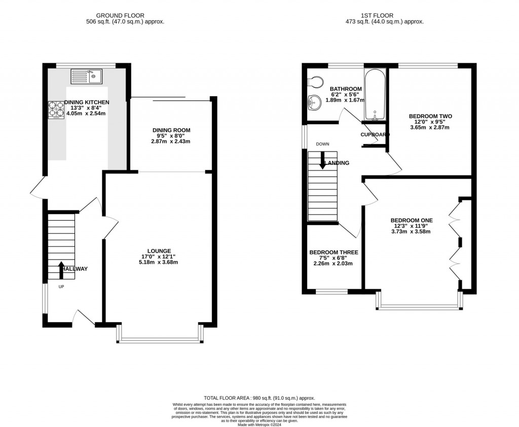 Floorplans For Brisbane Close, Bramhall, SK7