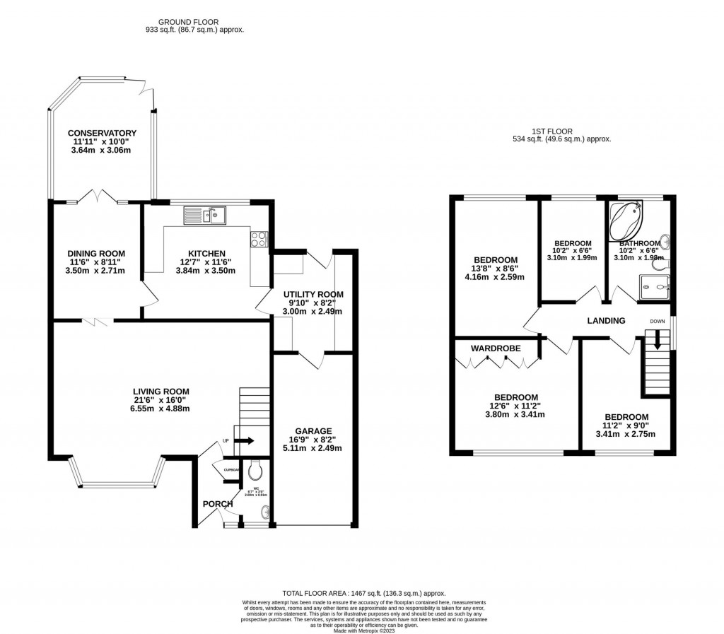 Floorplans For Foxbench Close, Bramhall, SK7