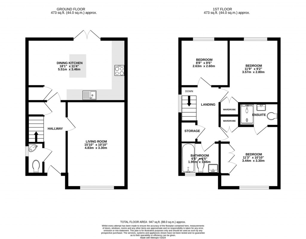 Floorplans For Richards Street, Woodford, SK7