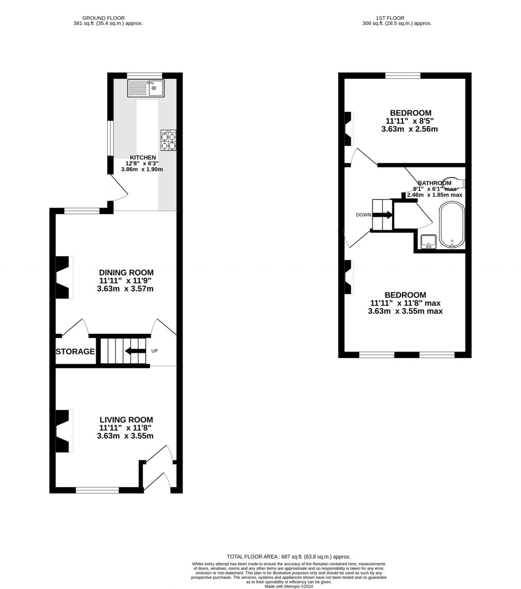 Floorplans For Westwood Road, Stockport, SK2