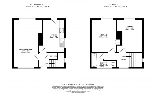 Floorplan for Dane Close, Bramhall, sk7