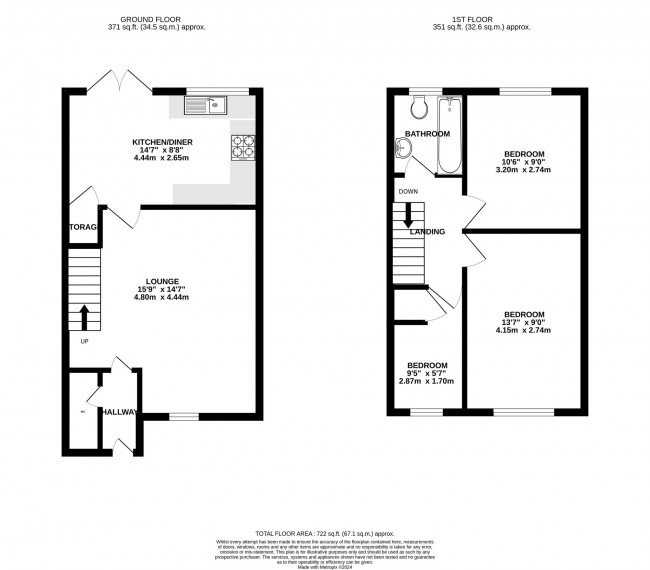 Floorplan for Newsham Road, Stockport, sk3