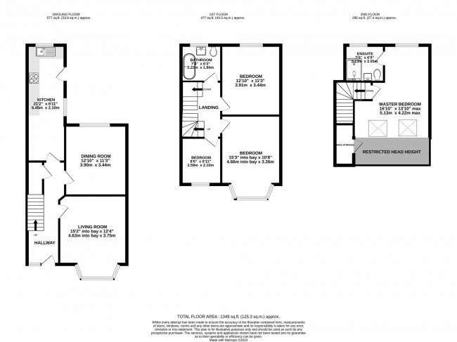 Floorplan for Oakfield Road, Stockport, sk3