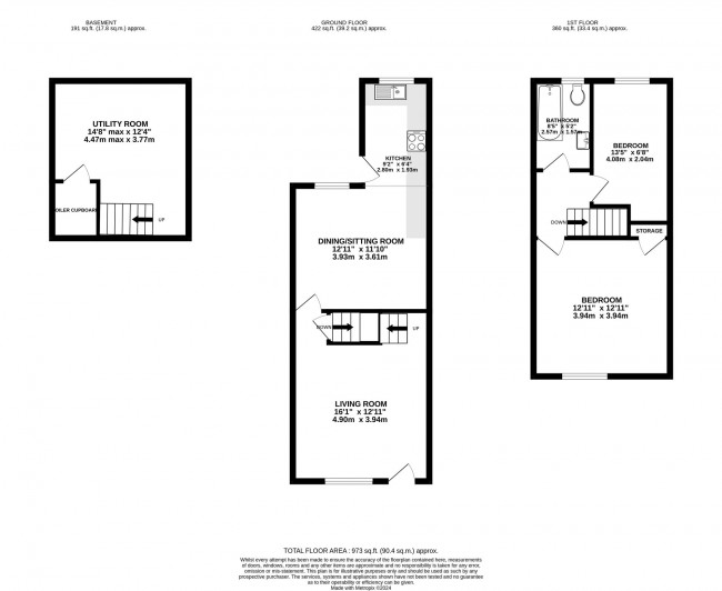 Floorplan for Winifred Road, Stockport, sk2